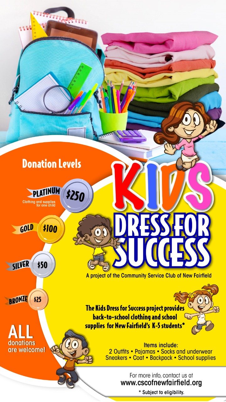Dress for success donations top